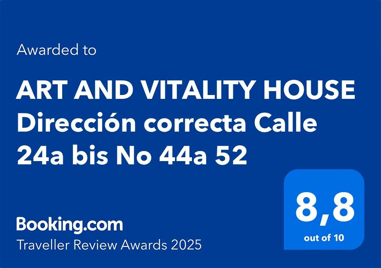 Art And Vitality House Direccion Correcta Calle 24A Bis No 44A 52 Bogota